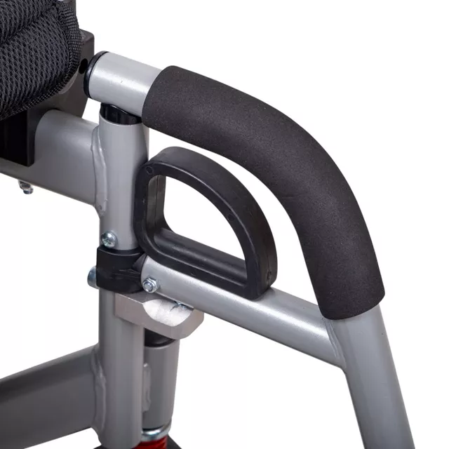 Elektromos kerekesszék inSPORTline Svanson, praktikus, egyszerű, levehető lábtartó, összecsukható kialakítás, joystick vezérlésű, max 130kg