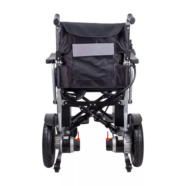 Elektromos kerekesszék inSPORTline Svanson, praktikus, egyszerű, levehető lábtartó, összecsukható kialakítás, joystick vezérlésű, max 130kg