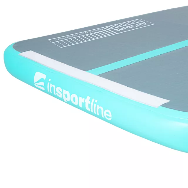 Airtrack inSPORTline Airstunt 300x100x10 cm szürke,500kg teherbírás,DropStitch technológia,javítókészlet és szállítótáska