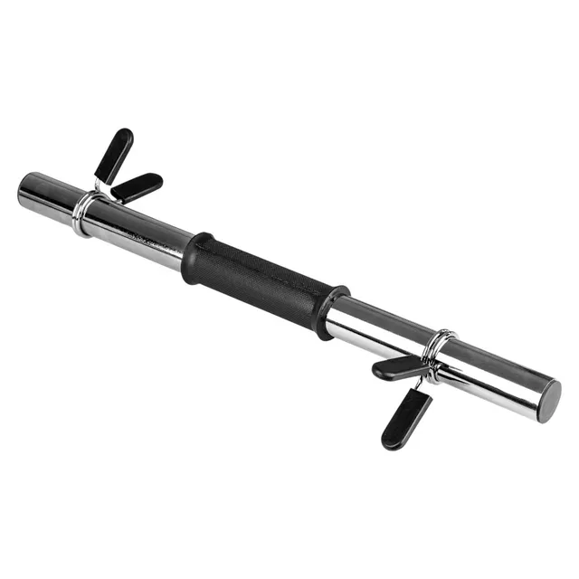 Üreges súlyzórúd kézisúlyzóhoz 45 cm/30 mm tárcsazárral, menetnélkül inSPORTline Onepump, krómozott acél, csúszásmentes markolat, maximális stabilitás