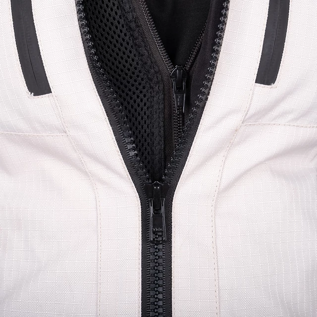 Női motoros kabát W-TEC Maise - fekete-szürke-piros