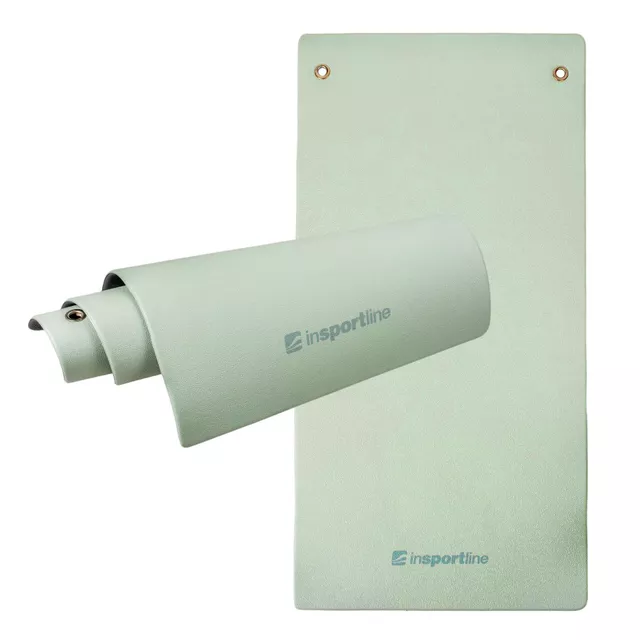 Gimnasztikai szőnyeg inSPORTline Aero Advance 120 x 60 cm - menta-szürke