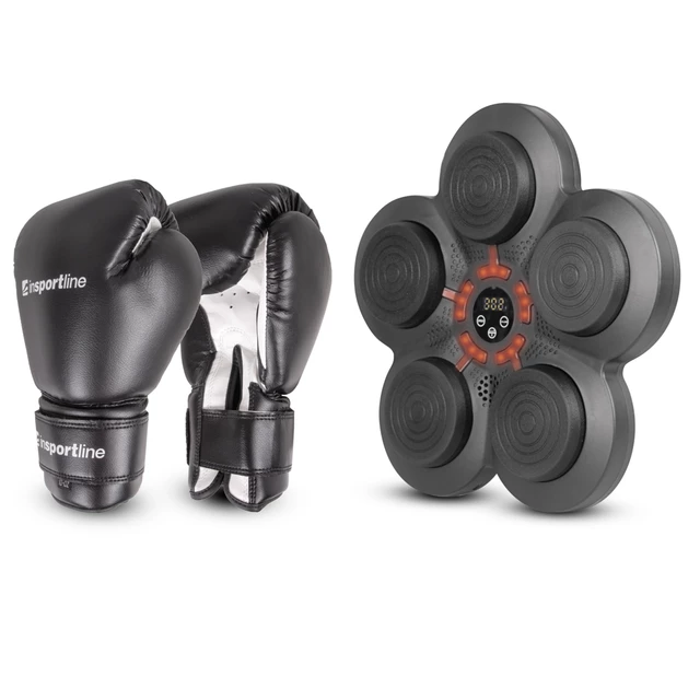 Falra szerelhető boxgép inSPORTline Smartpunch + boxkesztyű Metrojack