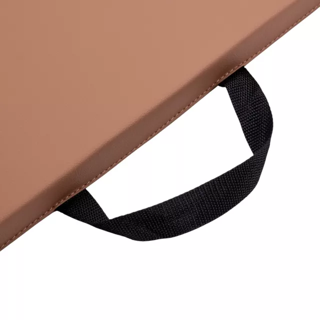 Összehajtható gimnasztikai szőnyeg inSPORTline Trifold 195x90x5 cm - barna