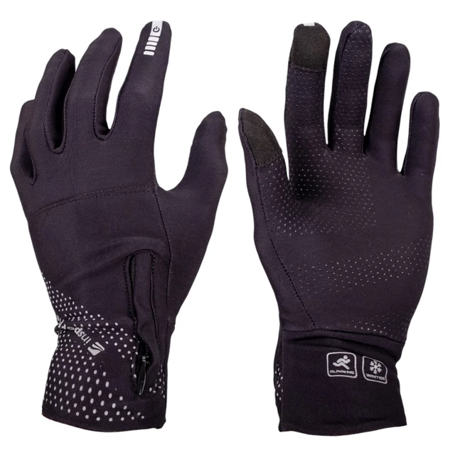 Futókesztyű inSPORTline Navistos - fekete - fekete