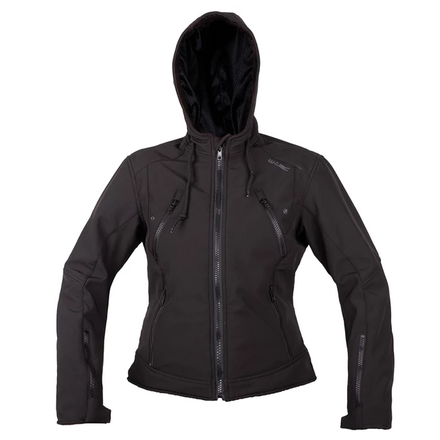 Női softshell motoros kabát W-TEC Dyte - fekete