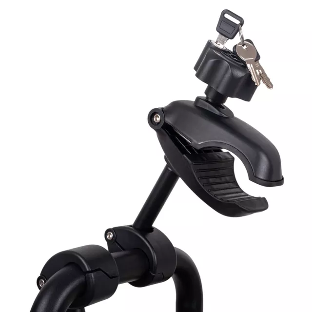 Vonóhorogra szerelhető kerékpártartó inSPORTline Trekan 2 Elektro - két kerékpárhoz, görgős szerkezet, billenthető mechanizmus