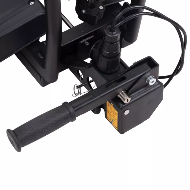 Vonóhorogra szerelhető kerékpártartó inSPORTline Trekan 2 Elektro - két kerékpárhoz, görgős szerkezet, billenthető mechanizmus