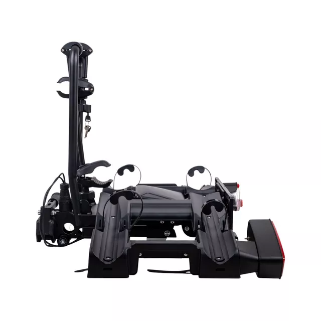 Vonóhorogra szerelhető kerékpártartó inSPORTline Trekan 2 Elektro - két kerékpárhoz, görgős szerkezet, billenthető mechanizmus