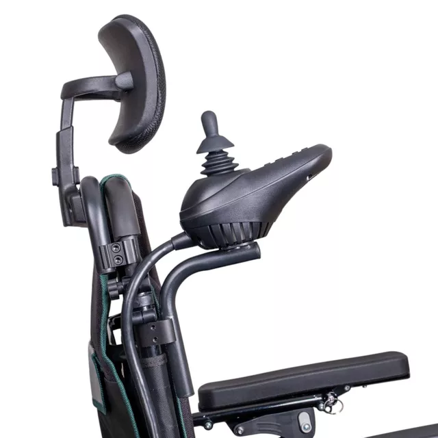 Joystick tartó inSPORTline kerekesszékhez, könnyen felszerelhető bilincsekkel, hátulról történő könnyű kezelés