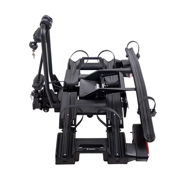 Kiegészítő sín harmadik kerékpárhoz az inSPORTline Trekan 3 kerékpárszállítóhoz, Power Lock zárrendszer, gyors fel és leszerelhetőség, 15kg teherbírás