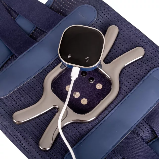 Elektromos masszázs és melegítő deréköv inSPORTline Soncharge