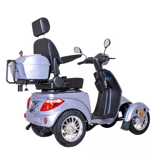 Elektromos négykerekű kocsi inSPORTline Antun vontatókerettel és utánfutóval, 50 km hatótávolság, dobfék, ólomsavas akkumulátor, 3 sebességmód - piros