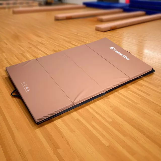 Összehajtható gimnasztikai szőnyeg inSPORTline Kvadfold 200x120x5 cm