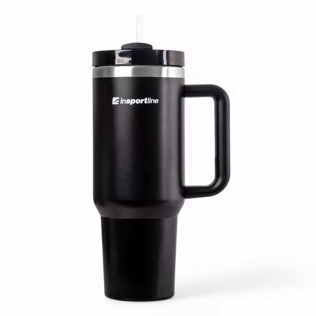 Termosz inSPORTline Misakafi Tumbler 1200 ml - fekete