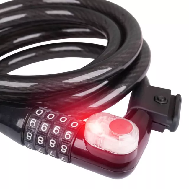 Kódzár LED lámpával W-TEC Bahrand 12*1800mm