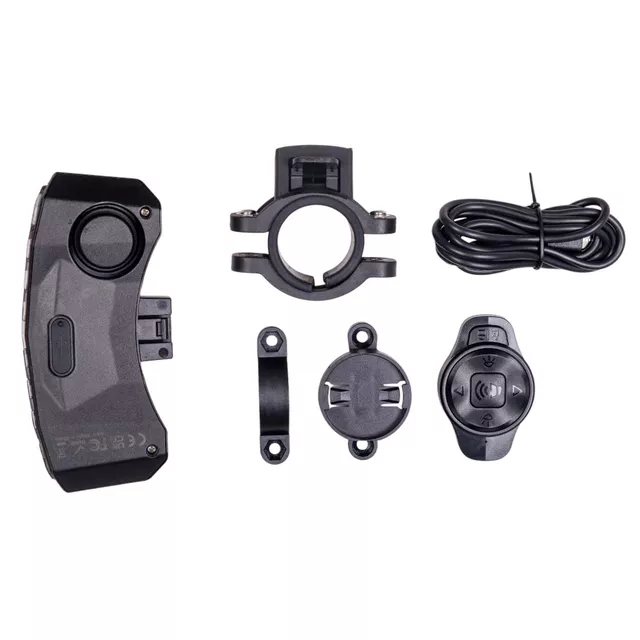 Hátsó kerékpár féklámpa riasztóval inSPORTline Suryah