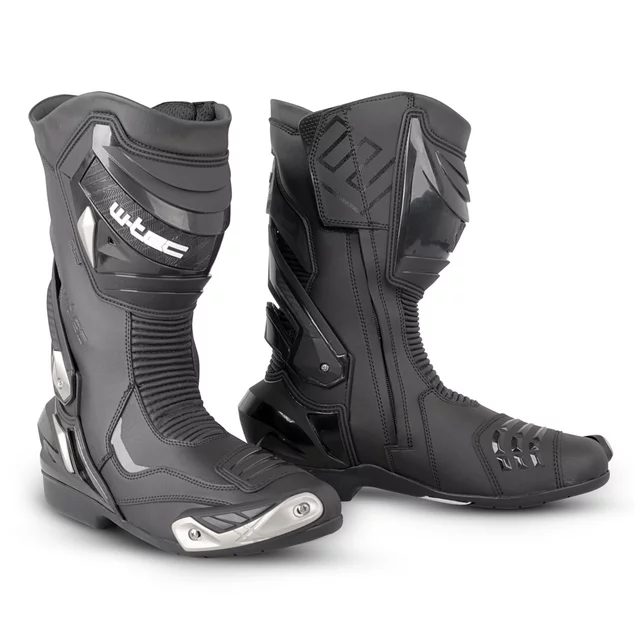 Motoros csizma W-TEC Beastor - fekete - fekete