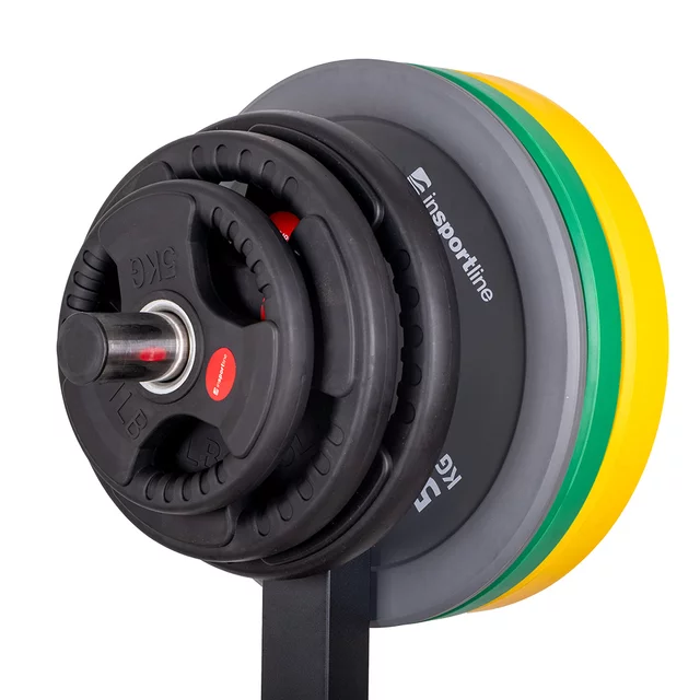 Állvány 50 mm-es tárcsákhoz inSPORTline Opello, matt felület, robosztus kivitel, gumiütközők, 4 rögzítési pont