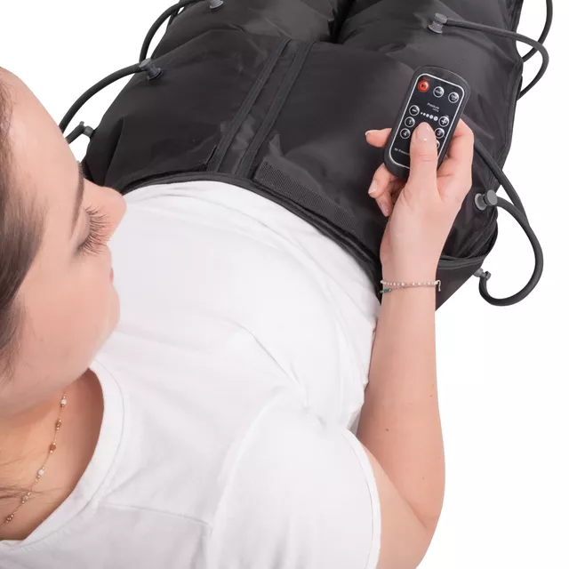 Kiegészítő kompressziós nadrág inSPORTline 142 cm, hat légkamra,lábbujjtól csípőig