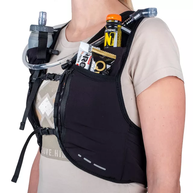 Futómellény inSPORTline Runfast L-XXL, húzózsinór, légáteresztő és gyorsan száradó anyag, biztonsági síp