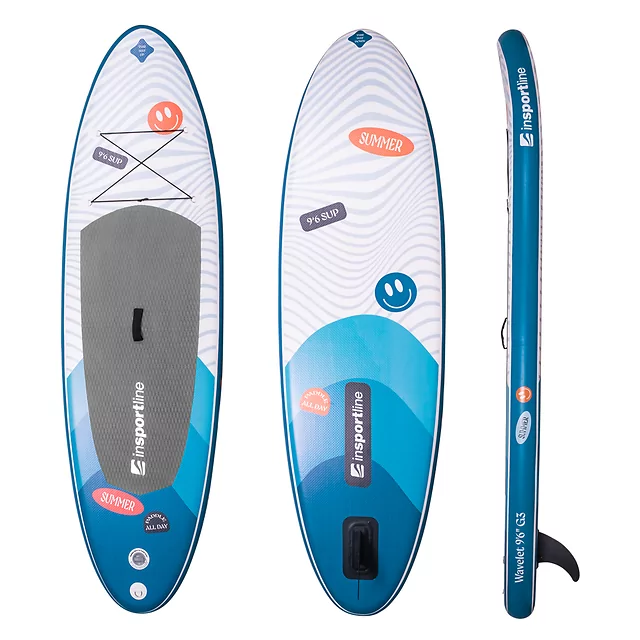 SUP tartozékokkal inSPORTline Wavelet 9'6" - kék