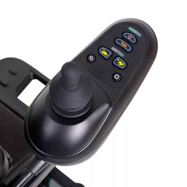 Elektromos kerekesszék dönthető háttámlával inSPORTline Hawkie Evo Plus II 700W, kartámasz, lábtartó, 6 km/h, extra hátsó kerekek