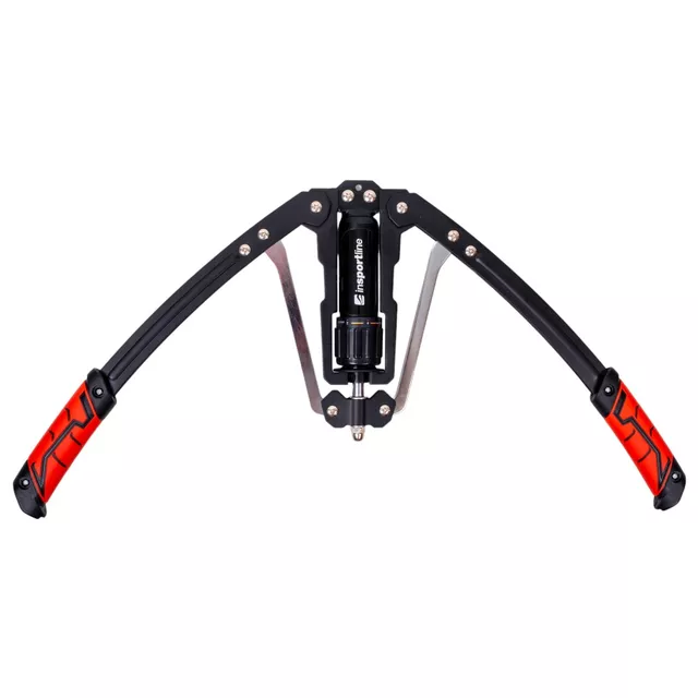 Karerősítő inSPORTline Vancer, kompakt méret, univerzális használat, kétrétegű szénacél cső, biztonságos súlyzós edzés, csúszásmentes fogantyú