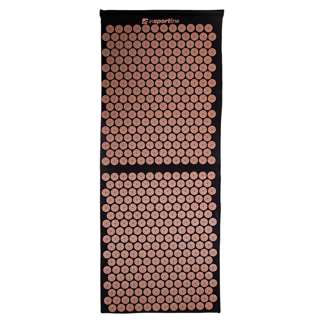 Akupresszúrás matrac inSPORTline AKU-1000 125 x 50 cm - fekete-mokkahab