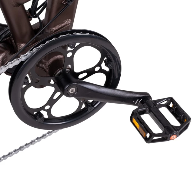 Összecsukható elektromos fat bike ISL Baxom 840Wh 20" - fekete