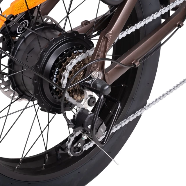 Összecsukható elektromos fat bike ISL Baxom 840Wh 20" - fekete