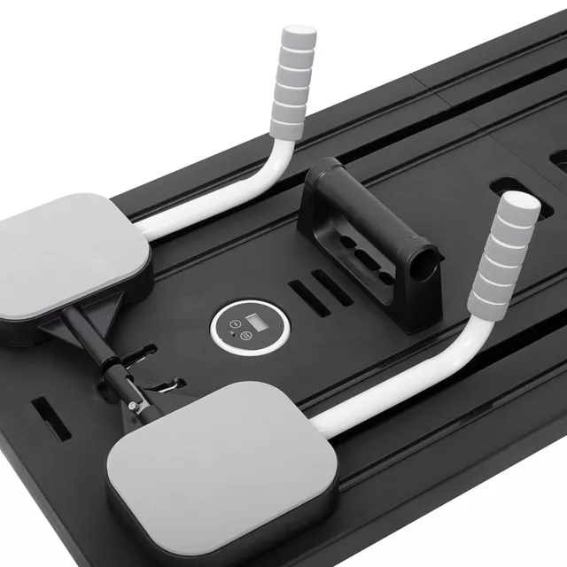 Pilates reformer inSPORTline Trancer Basic, csúszásmentes, összecsukható kialakítás, kivehető kijelző, állvány telefon számára