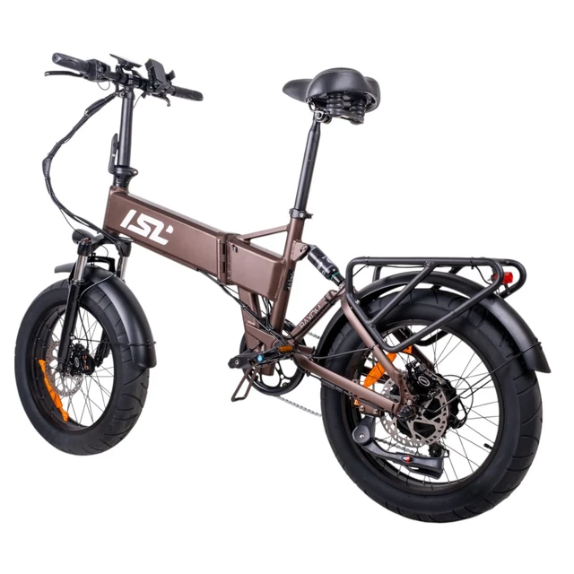 Összecsukható elektromos fat bike ISL Baxom 840Wh 20" - fekete