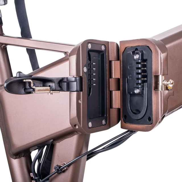 Összecsukható elektromos fat bike ISL Baxom 840Wh 20" - fekete