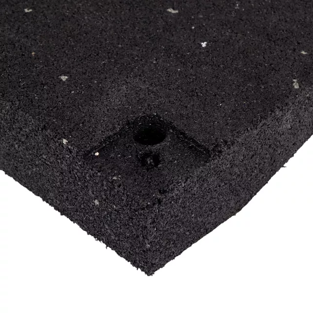 Rámpa Proteko Plus Dot szőnyeghez 50x15x4cm 1db, csillapítja a zajt és a rezgést, alkalmas nehézsúlyú gépekhez, alkalmas súlyzók dobására