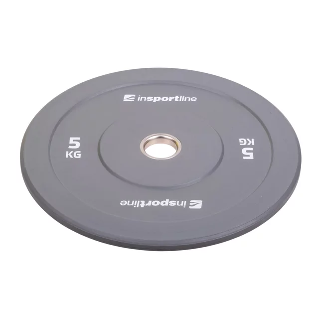 2x5 darabos gumikorong szett inSPORTline Bumper Plate Go 2x 5-25 kg 50 mm, otthoni és edzőtermi használatra, kiváló kivitelezés, kopásálló kialakítás