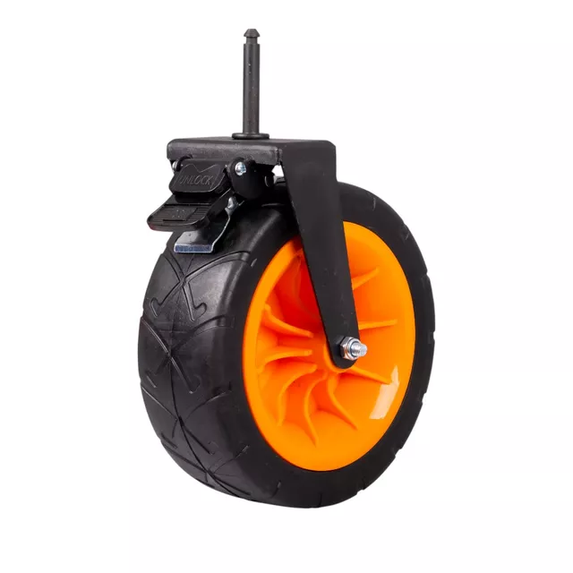 Pótkerék szállítókocsikhoz 19x7 cm (8x3") – 4 db műanyag, Moveman és Wagoner összecsukható kocsikhoz