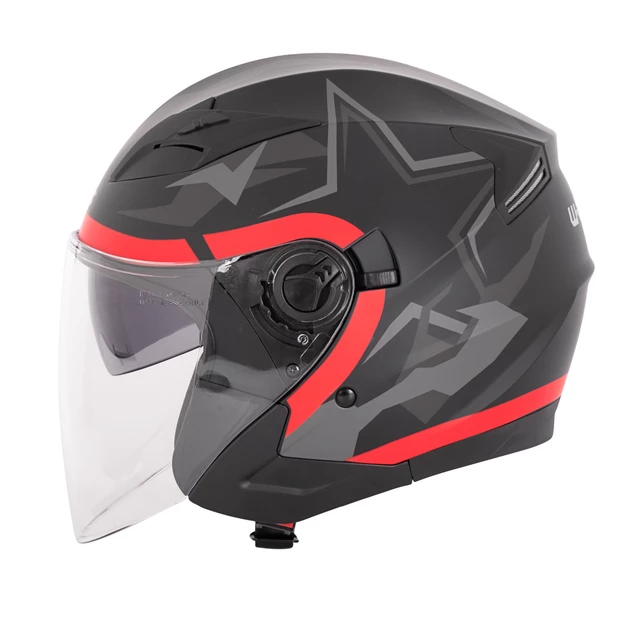 Nyitott bukósisak W-TEC Barcela Vermella