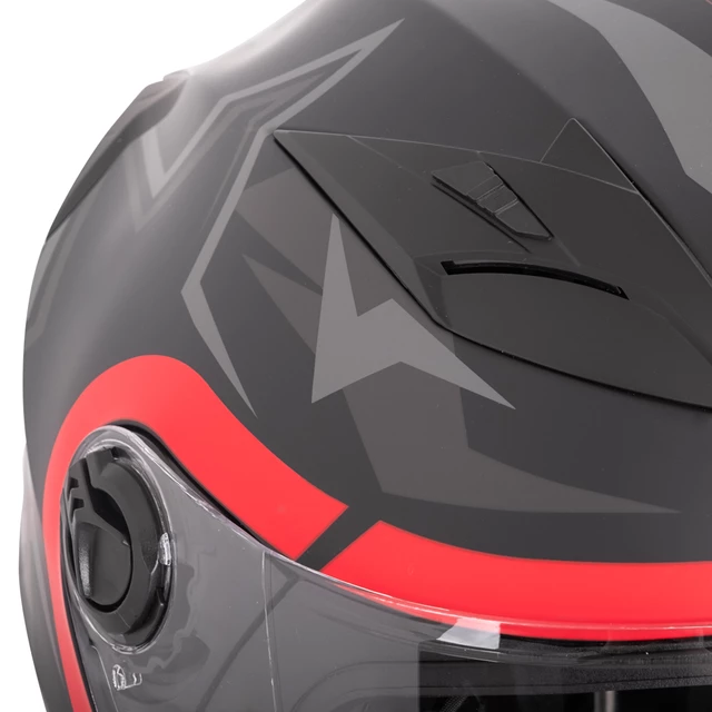 Nyitott bukósisak W-TEC Barcela Vermella