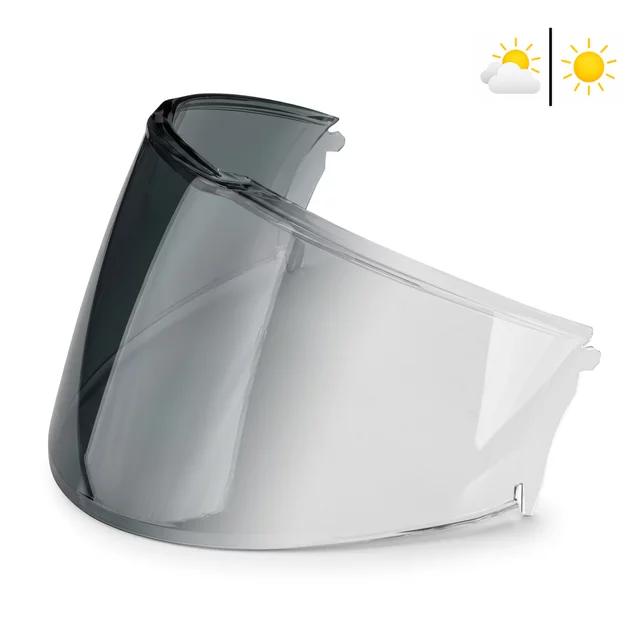 Csere plexi W-TEC Zoroz fotokromatikus sisakhoz, karcálló bevonat, egyszerű cserélési mechanizmus