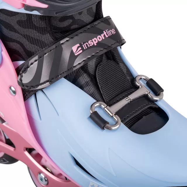 Állítható 4 az 1-ben korcsolya inSPORTline Fourtuna, Comfort Fit illeszkedés, MicroLock biztonsági csat, AdjusTouch méretbeállító gomb