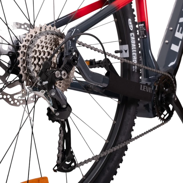 MTB ebike Levit Muan BF3 Overstep 630 29" - model 2024 - Bordó Szürke Gyöngy