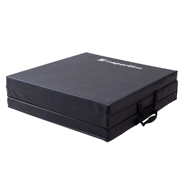 Összehajtható gimnasztikai szőnyeg inSPORTline Trifold 195x90x5 cm - barna