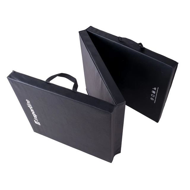 Összehajtható gimnasztikai szőnyeg inSPORTline Trifold 195x90x5 cm - barna