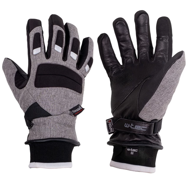 Motoros és síkesztyű W-TEC Sabresul - szürke