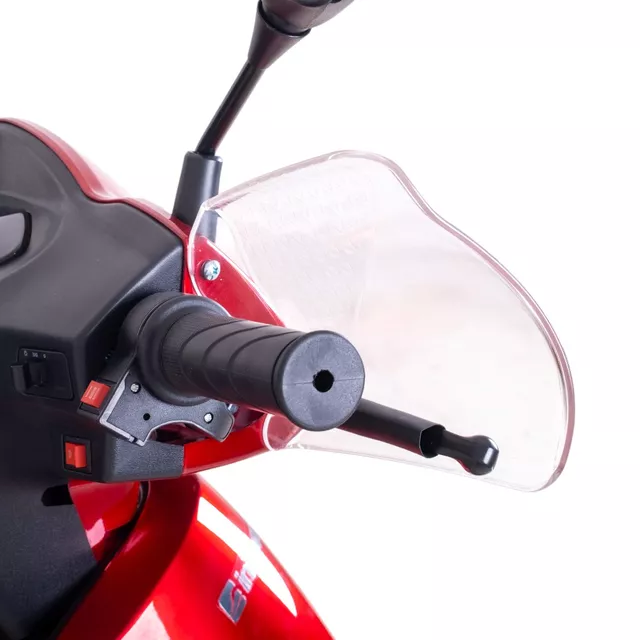 Elektromos háromkerekű robogó inSPORTline Zorica Deluxe elektromágneses fékkel - piros