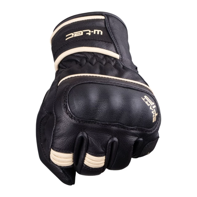 Motoros kesztyű W-TEC Franker - fekete-fehér