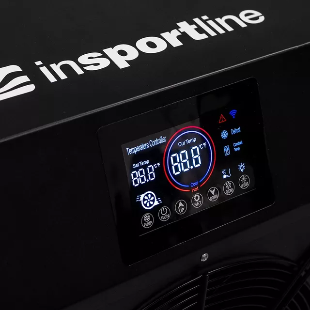 Kültéri fürdőkád inSPORTline Laaches 160x85x65 cm hőszabályozó rendszerrel