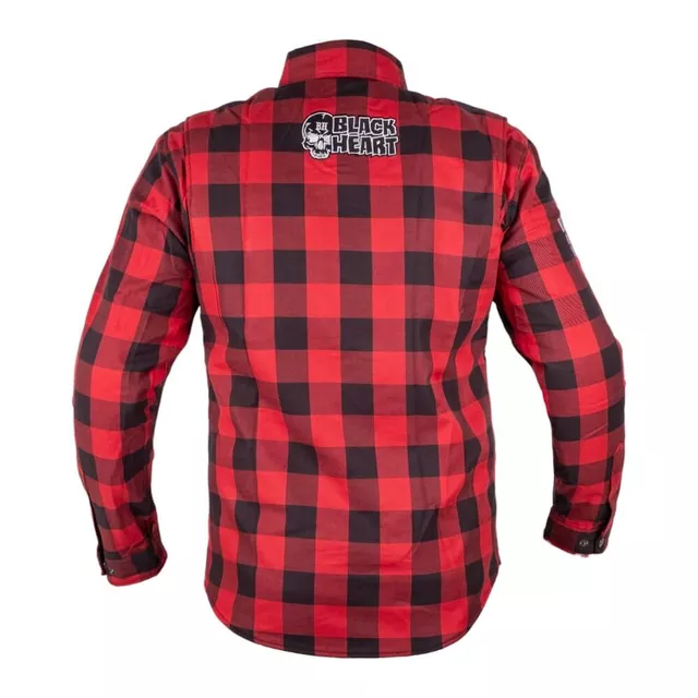 Motoros ing W-TEC Black Heart Rattlesneak - fekete piros csíkkal