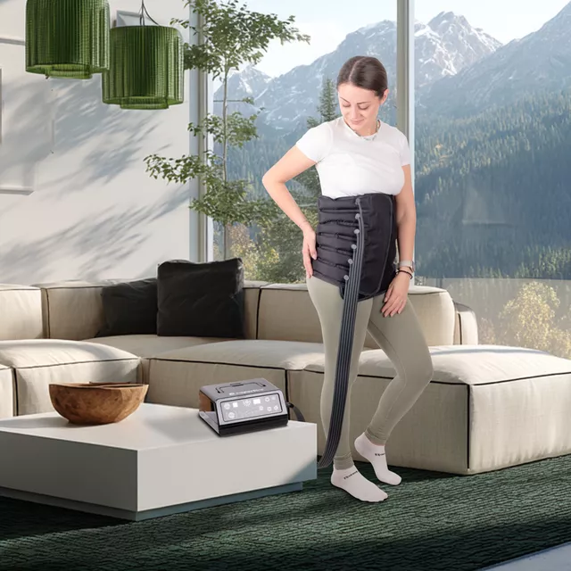 Kiegészítő légkompressziós deréköv inSPORTline 118x37 cm